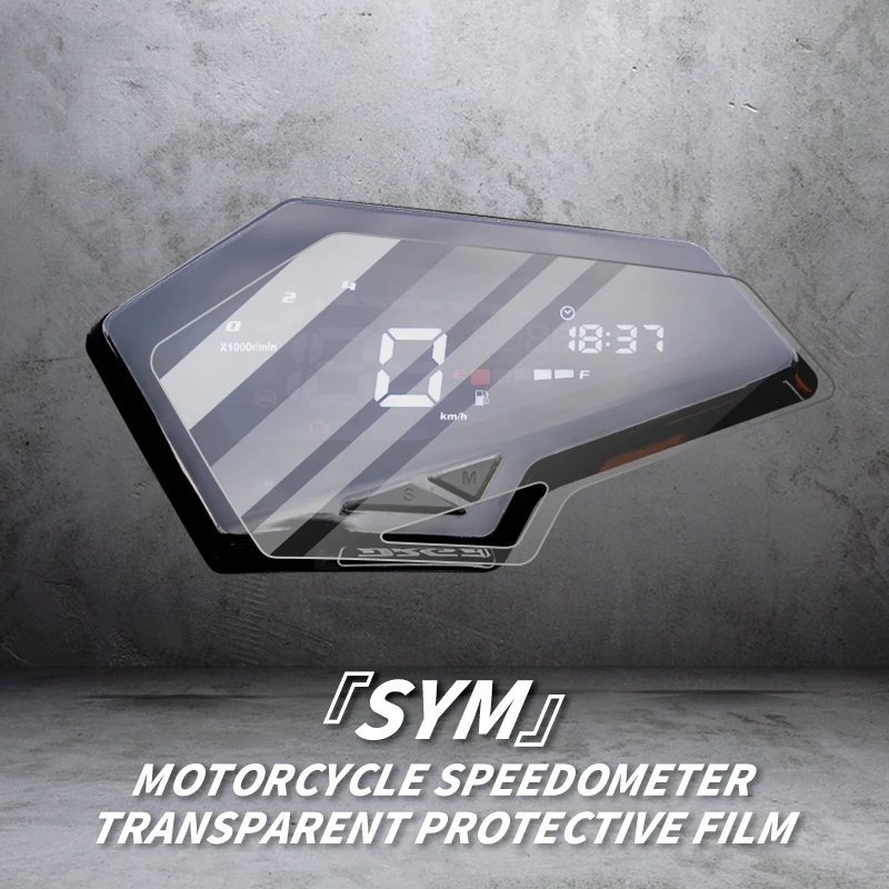 

For SYM MAXSYM400 TL500 508 DRGBT158 150 Motorcycle Transparent Speedometer Screen Protective Film Bike Accessories Stickers