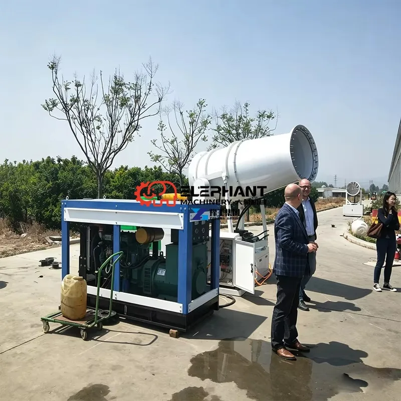 YG High-Pressure Steel Water Mist Fog Cannon Sprayer with Pump Engine Motor for Construction Dust Control Equipment