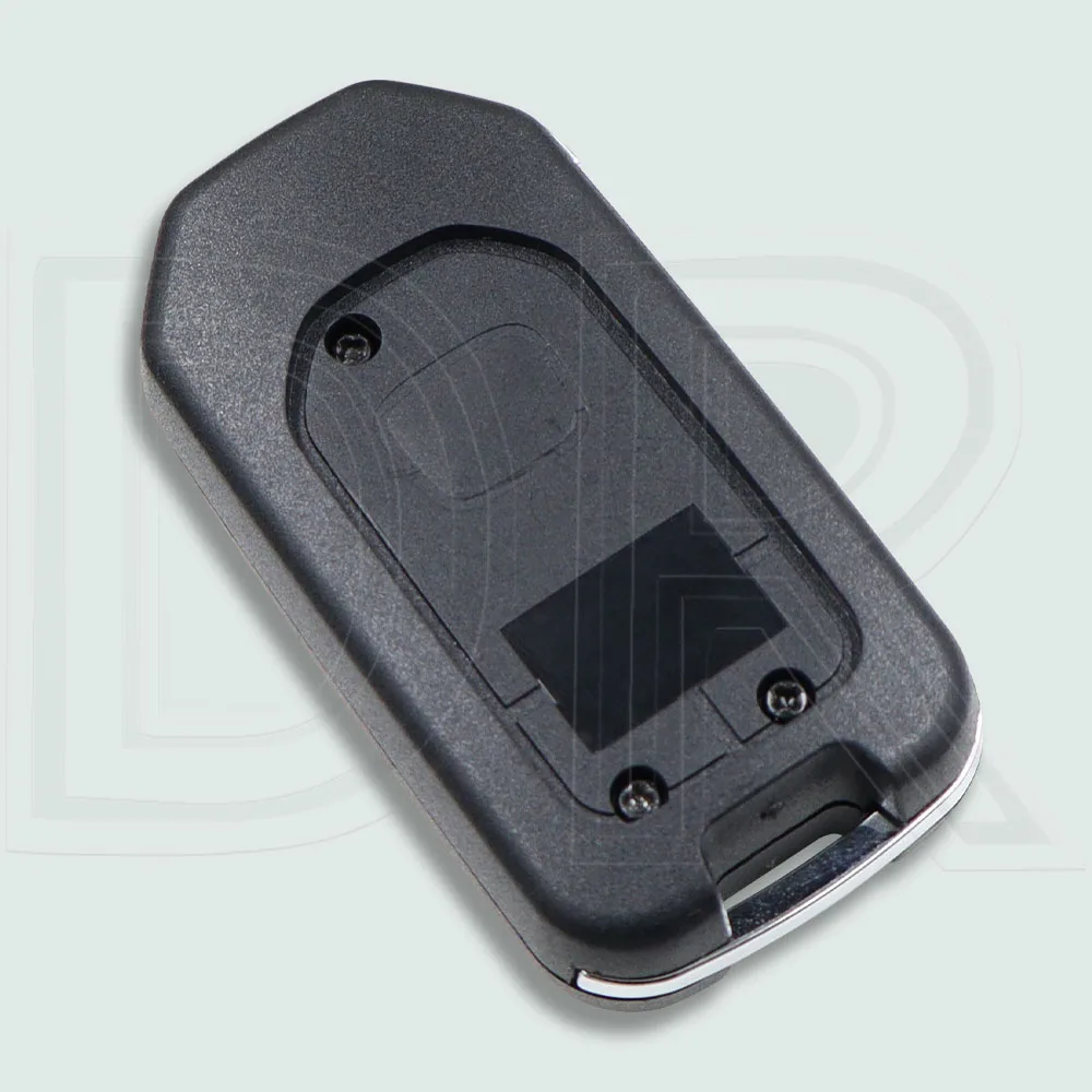DR Modified HON66 Blade Flip Car Key Shell Case With Sticker For Honda Civic Accord CRV Pilot Fit Insight Ridgeline 2003-2013