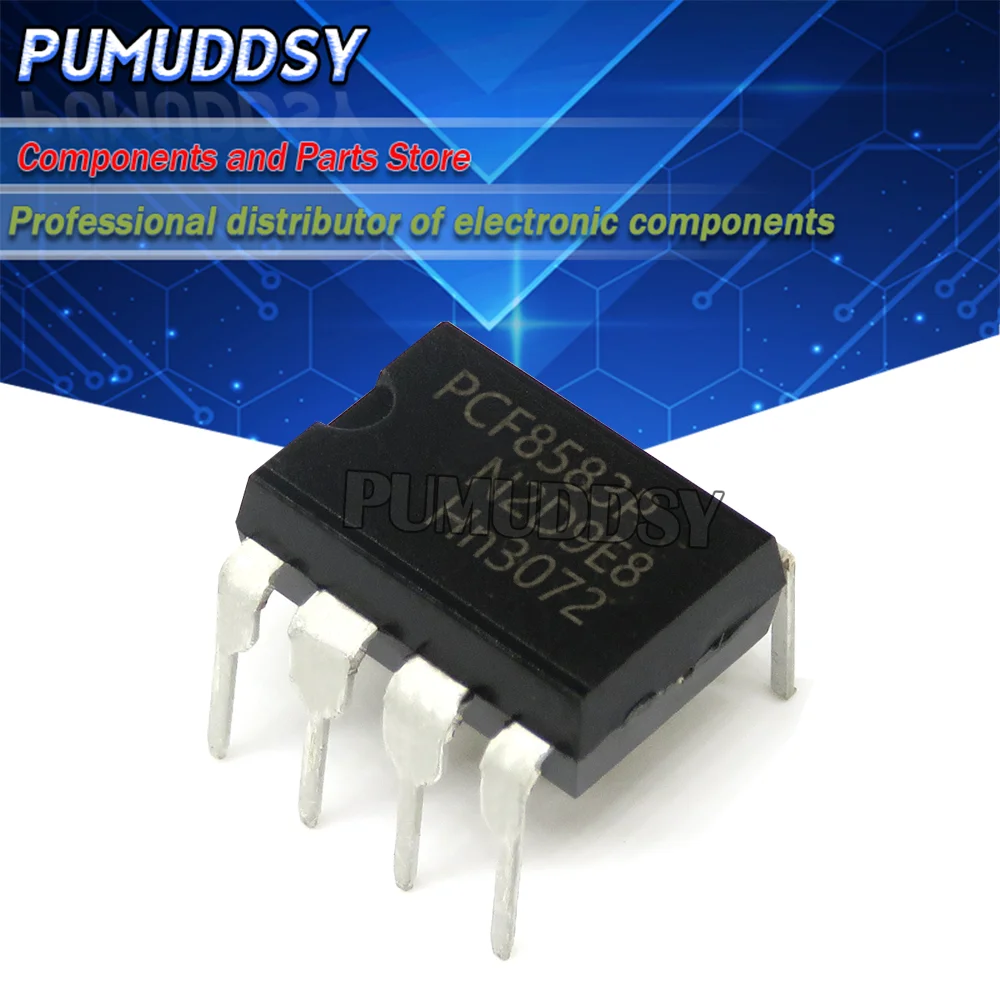 5pieces PCF8583P PCF8583 DIP-8 Clock timing real-time chip IC authentic