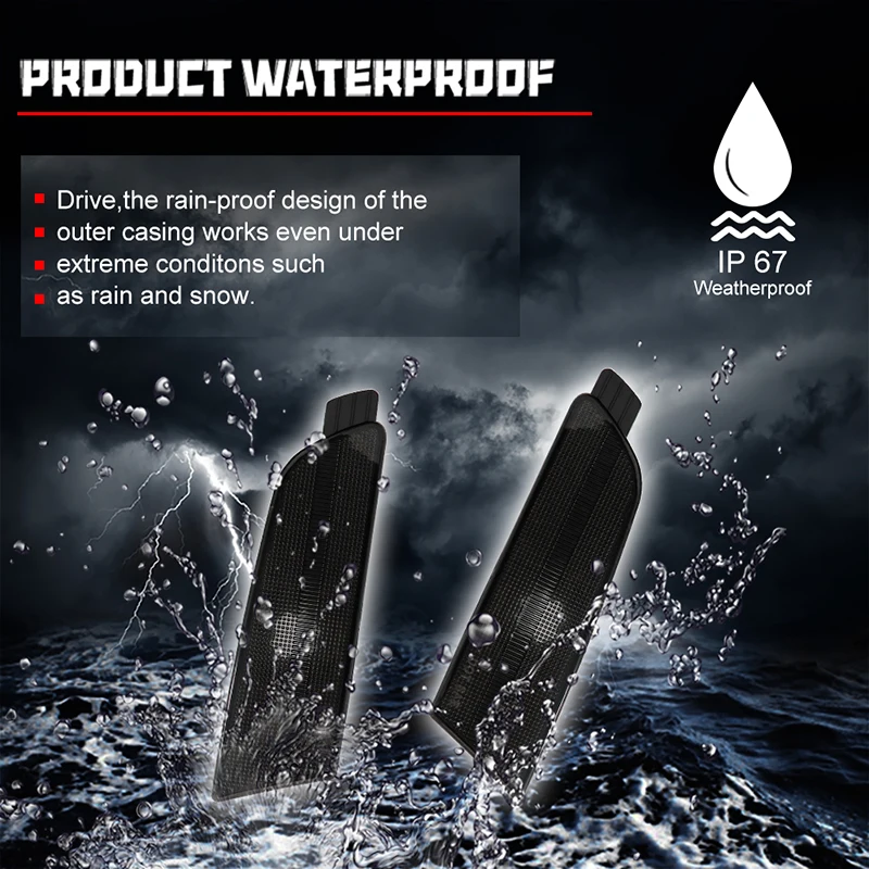 2pcs Car Front Fender Side Marker Light Housing Shells For Mazda 6 2009 2010 2011 2012 2013 Parking Light No Bulb / Socket