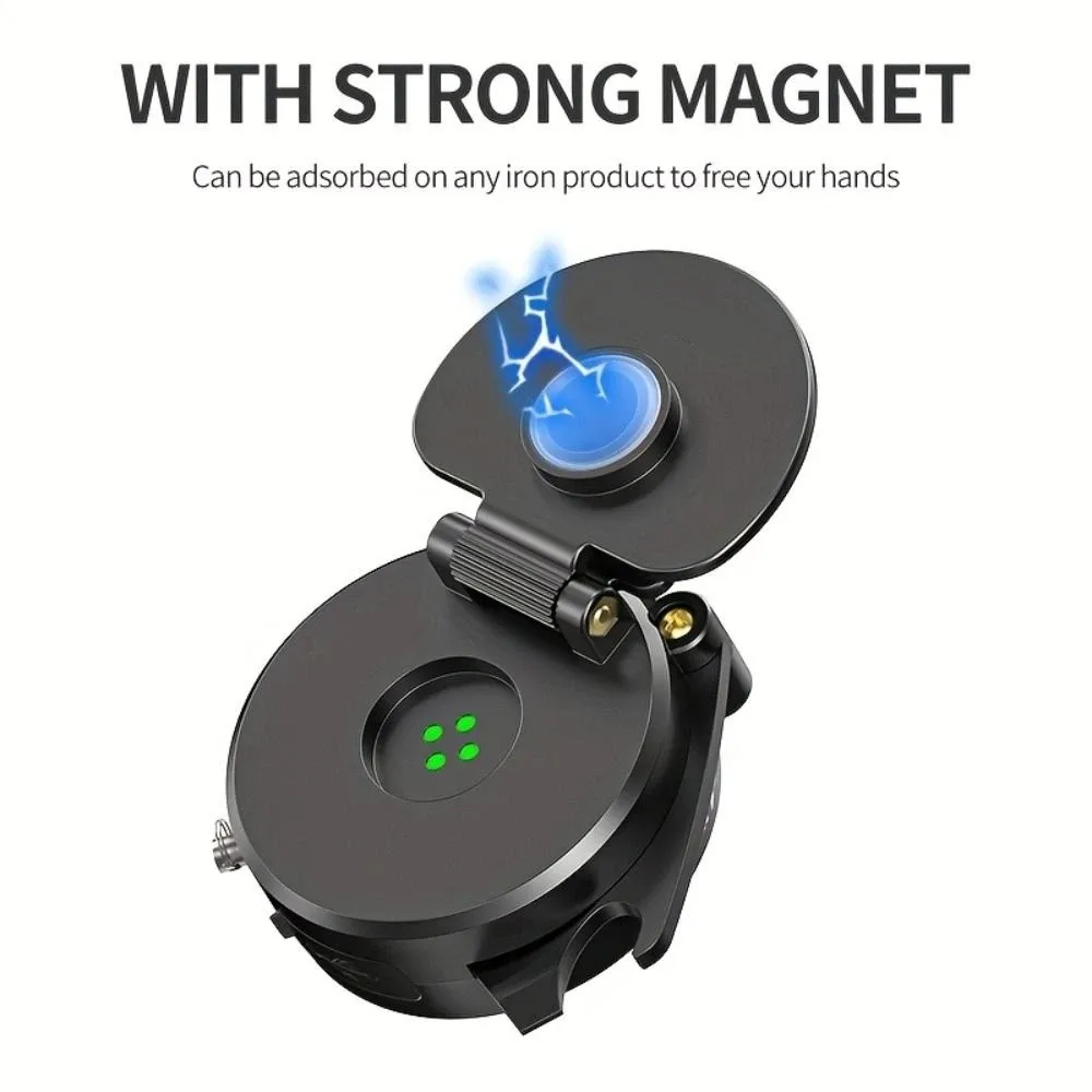 

Cap Clip Design Ultra-Bright Headlamp Ultra-Light Type-C Charging Flashlight 3 Modes 180° Adjustable Angle Work Light Work