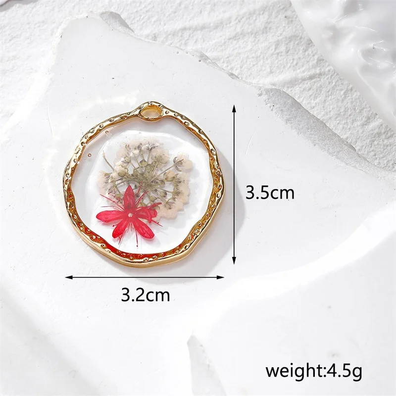 Min order 30pcs/lot color flowers core geometry Irregular rounds shape handmade beads diy jewelry garment hair accessory