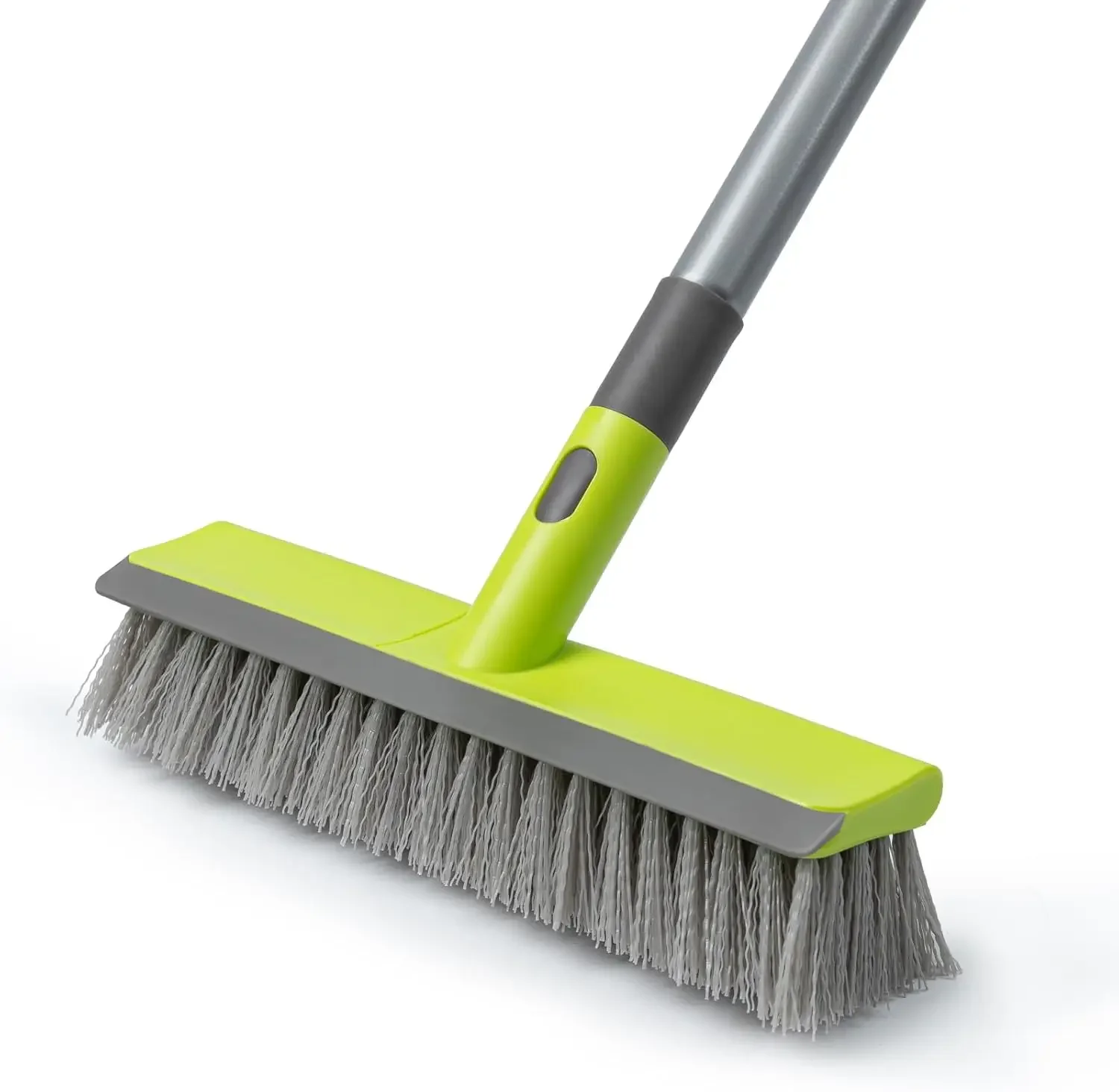 

Floor Scrub Brush 2 in 1 Scrape and Stiff Bristle Deck Brush for Cleaning Concrete, Patio, Garage, Carpet