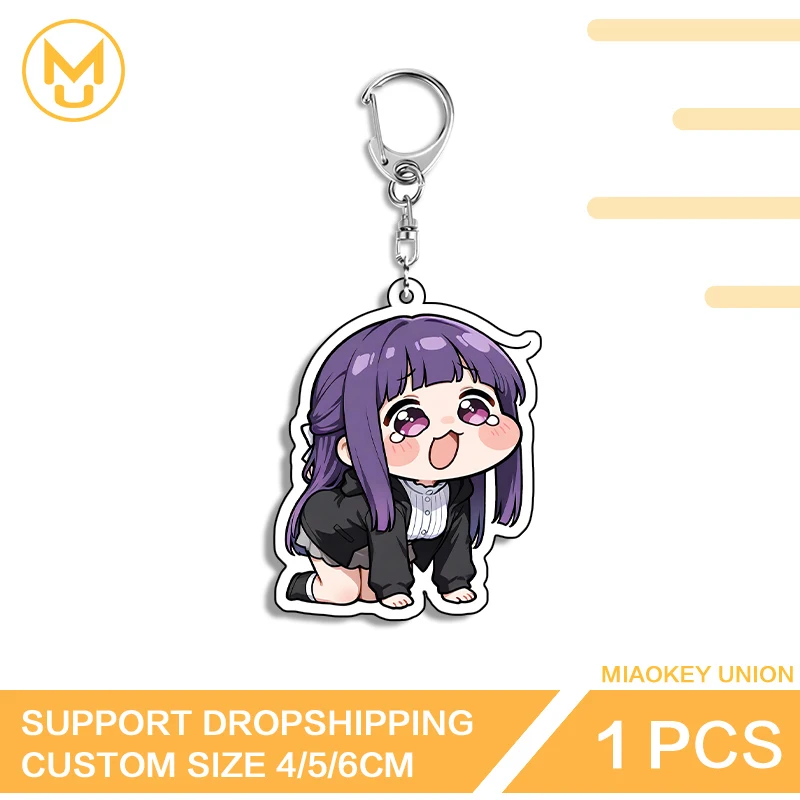 Fern Lovely Prone Posture Treasure Keychain Beautiful Treasure Key Chain Monstrous Giftidea Multi Function Durable Keyring