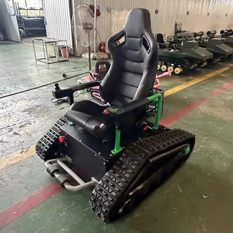 Harvester Wheelchair Triangle Rubber Track System Heavy Rubber Footwear