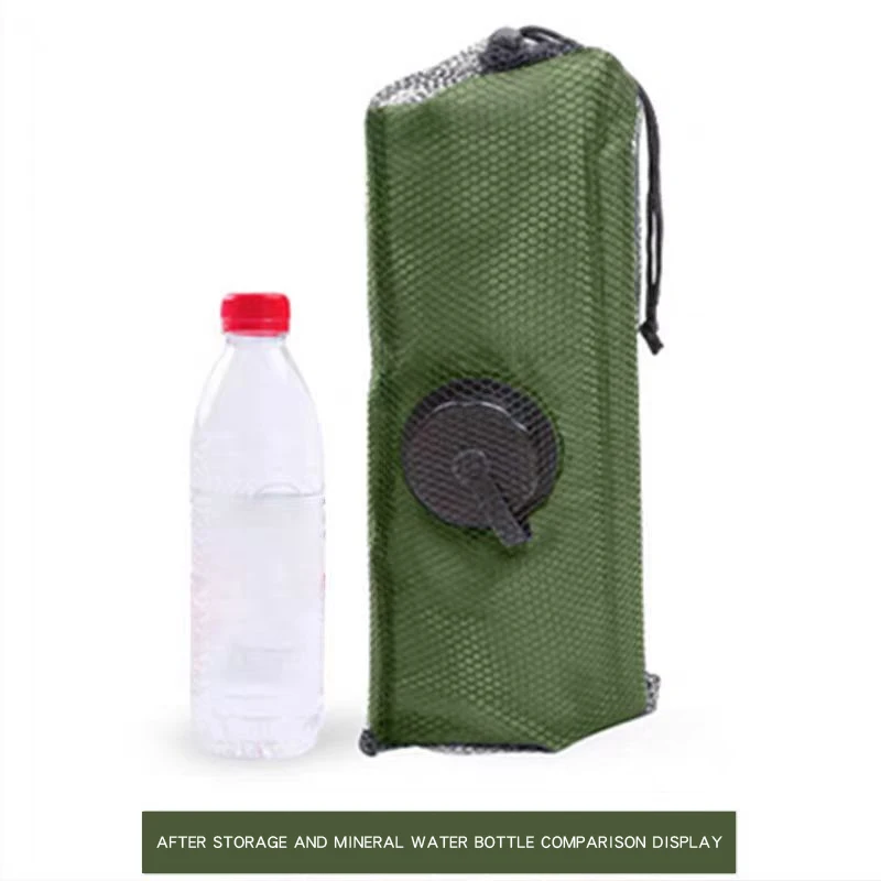 Outdoor bath bag Self-drive camping solar hot water bag Portable field bath and drying water bag 20L water storage bag