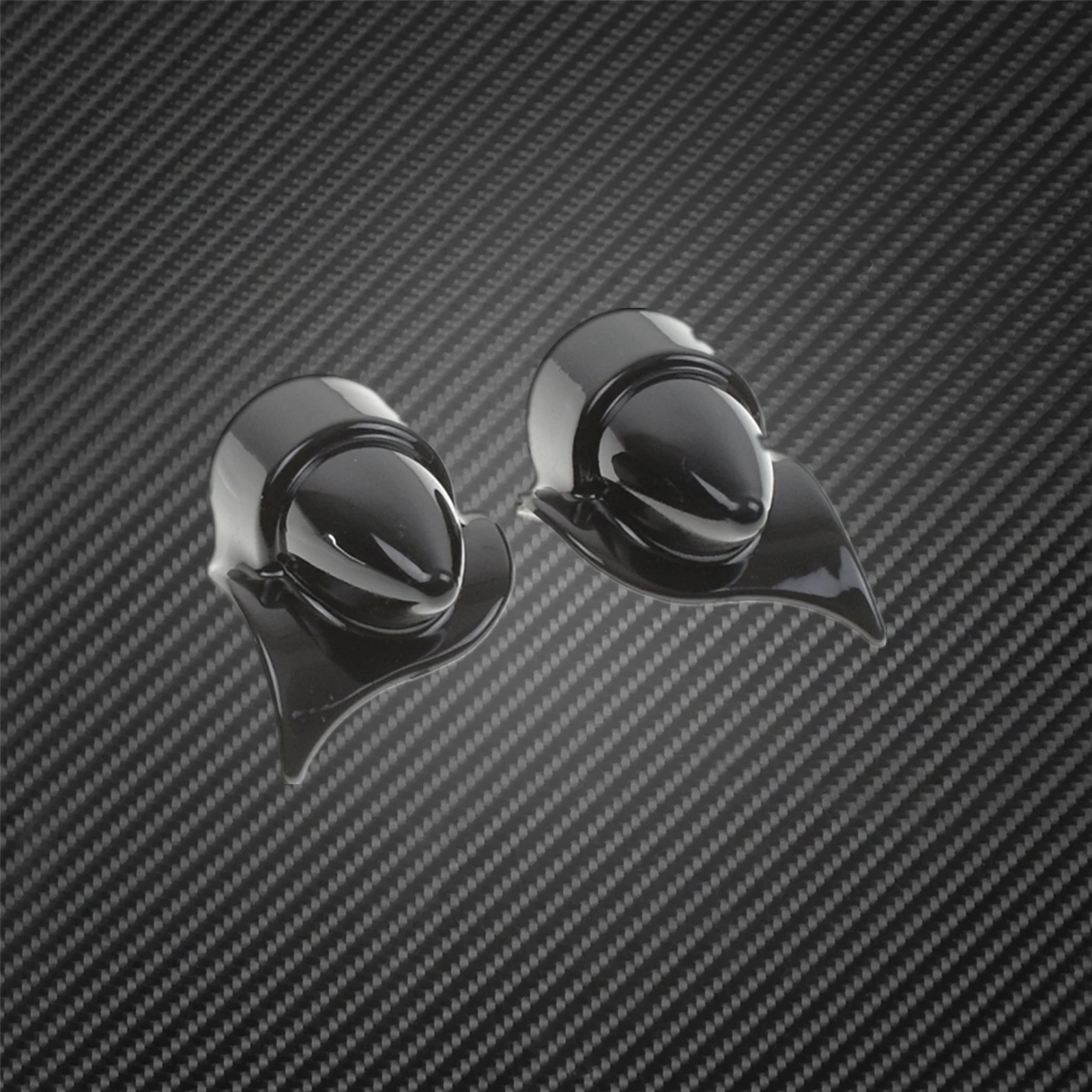 2XMotorcycle Fork Lower Leg Deflectors Shield Cover For Harley Touring FLHT Road King Street Road Glide FLHX CVO FLHXSE 2000-13