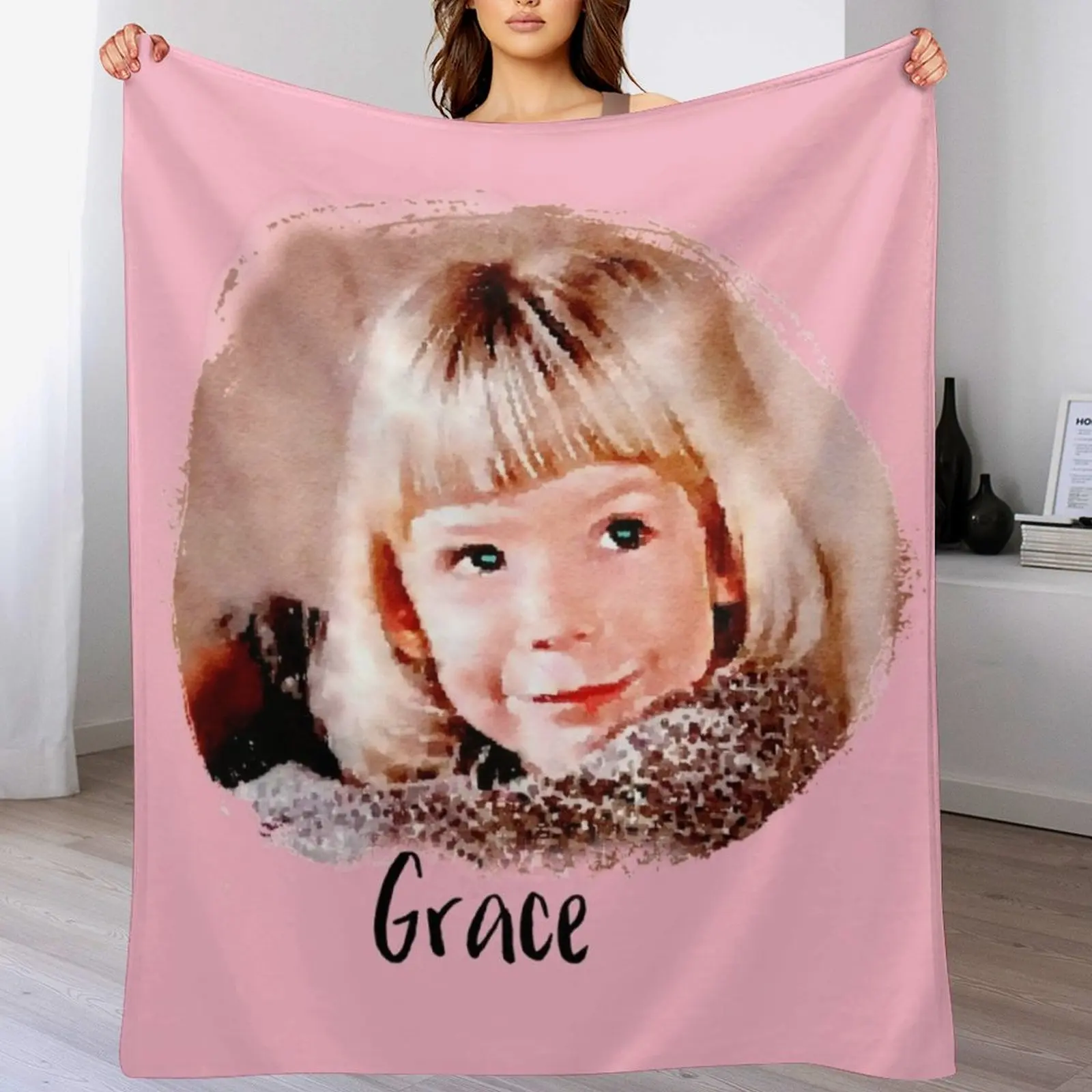

Baby Grace Little House on the Prairie Throw Blanket Soft Warm Blanket Gift for Men Women Adults