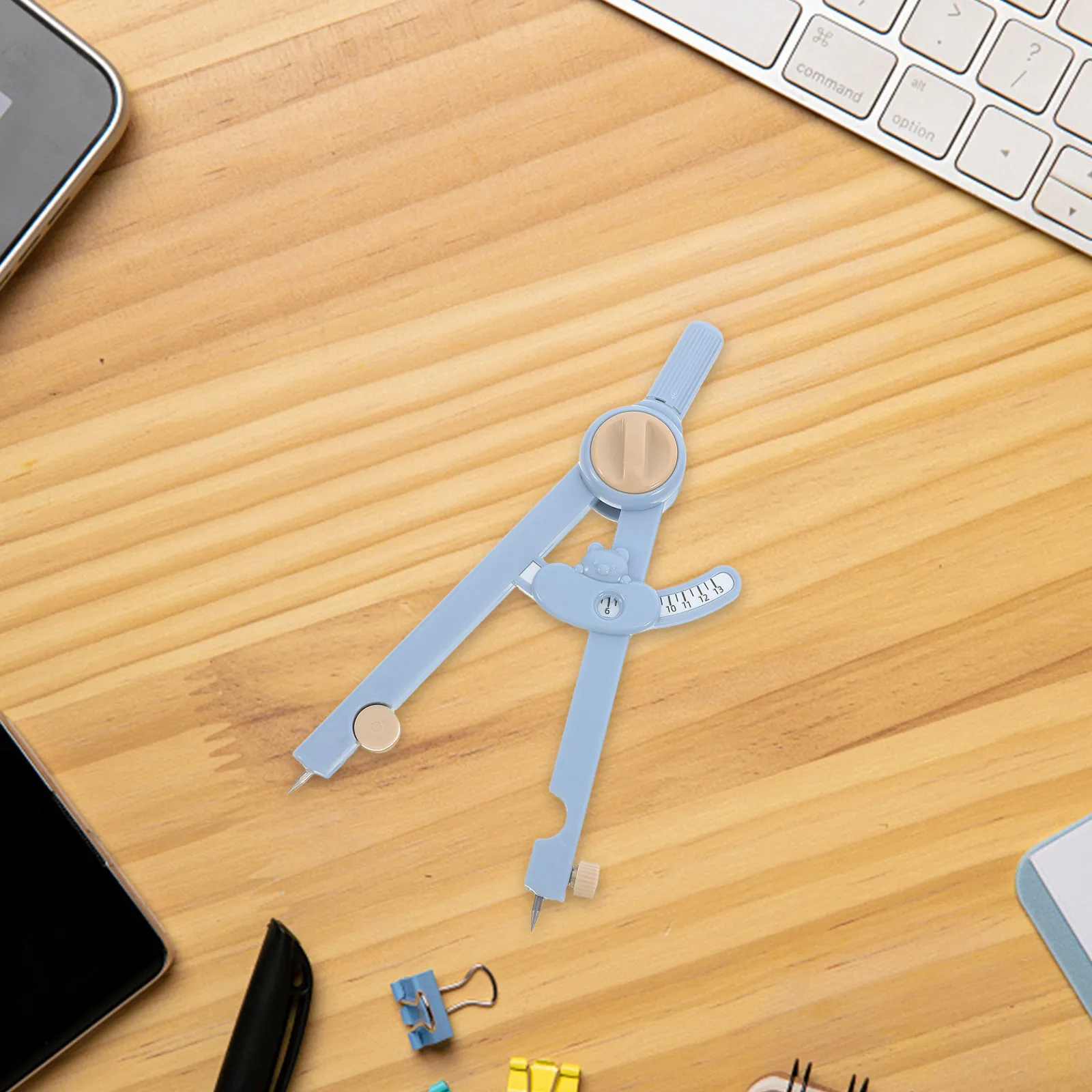 Compass Classroom Tools Draft Math Demonstration Drafting Blue Drawing Ruler Student