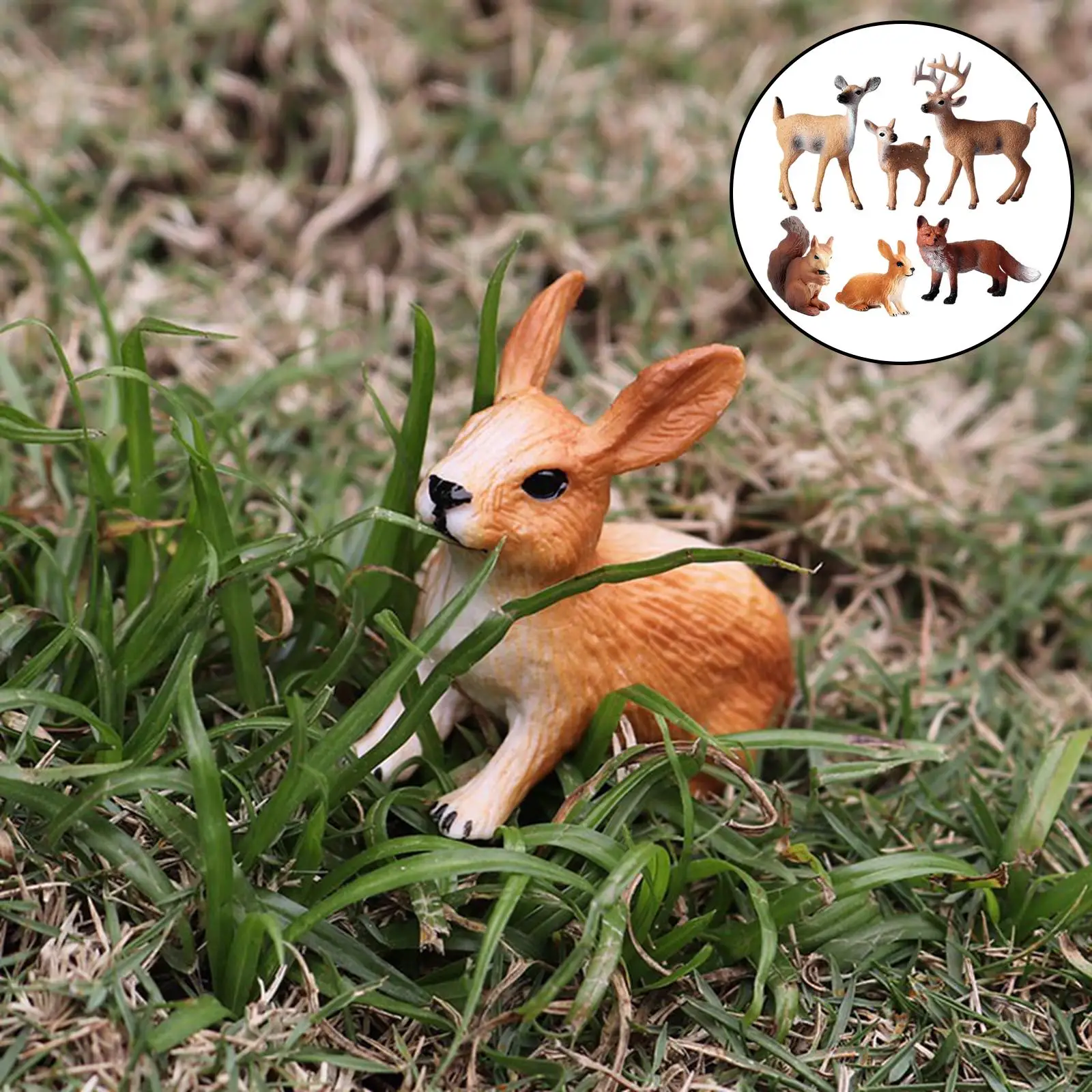 Kids Educational Toy Plastic Animal Figures Set Simulation Models for 4-6 Years Old Children Cognitive Skills Training