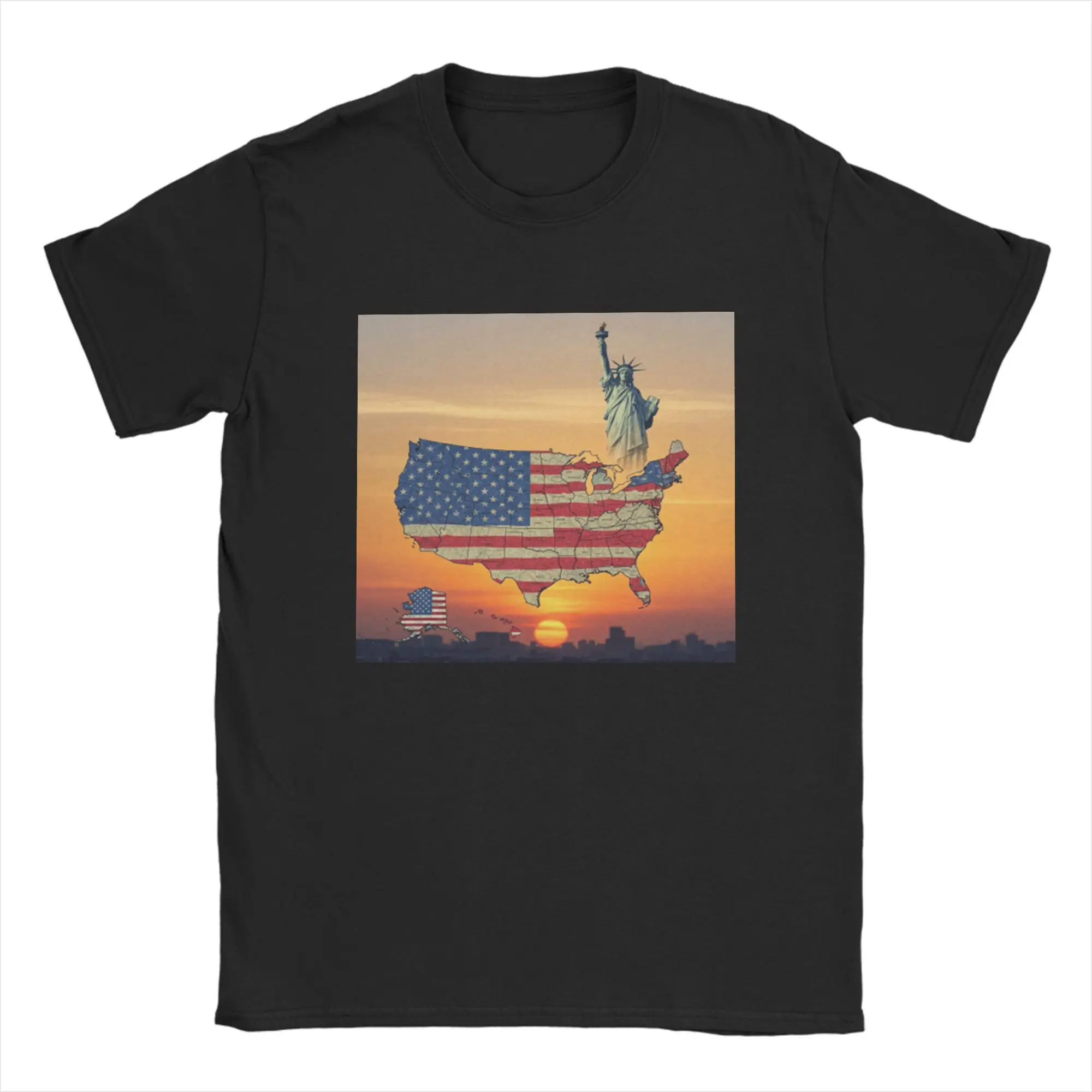 

Independence Day Men T Shirt Casual Tee Shirt Short Sleeve O Neck T-Shirts 100% Cotton Summer Tops