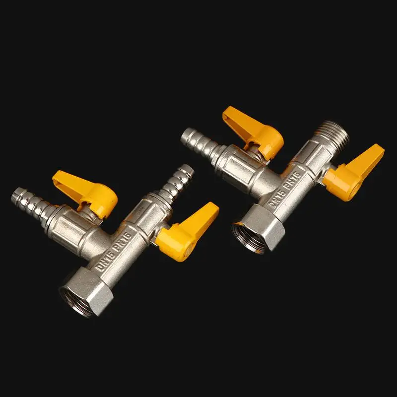 

New 3 Way Diverter Valve SBrass Water Diverter Shower Head Shut-Off Valve Valve Hose Connector Water Hose Adapter