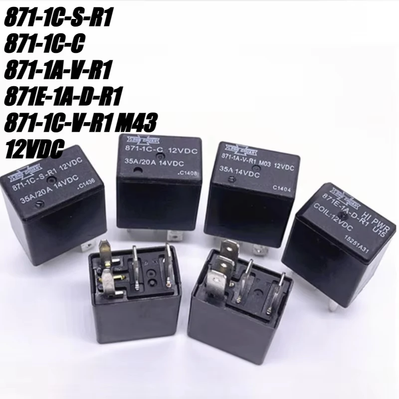 1pcs/lot 100% original genuine relay:871-1C-S-R1 871-1C-C 871-1A-V-R1 871E-1A-D-R1 871-1C-V-R1 M43 12VDC Automotive relay