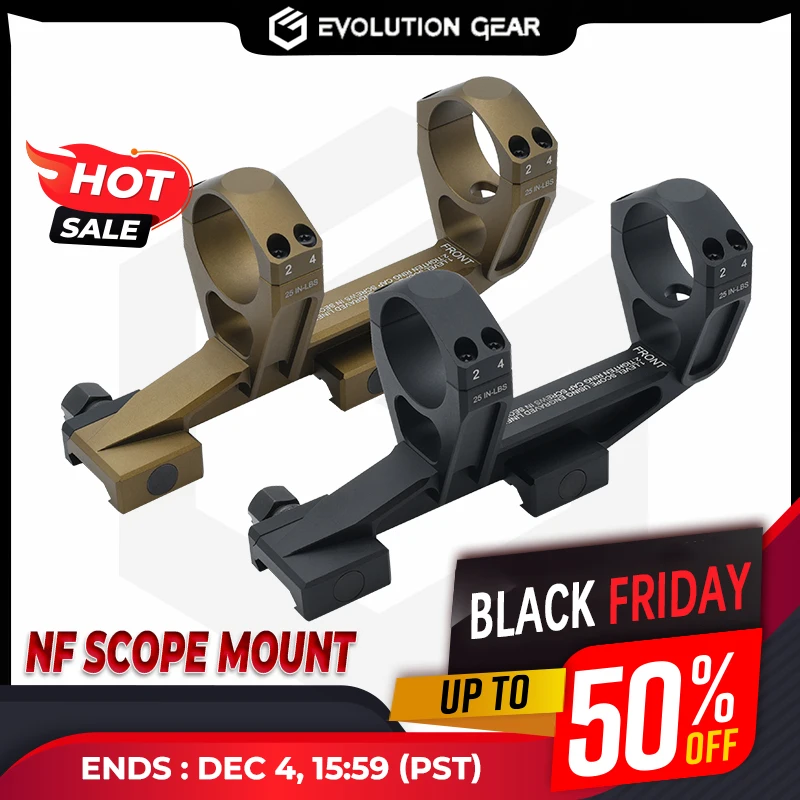 NF MAicer MIL-SPEC UltraMount DulRifleScope Mount, 30mm, 34mm, Tube 1.54 \