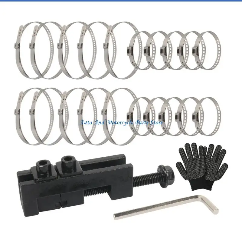 P9FD Drive Shaft Clamping Tool Dust Cover Auto Repairing Tools with Wrench