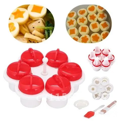 Eggies Cooker Non-stick Creative Egg Cup Kitchen Accessories Poachers Tool Fancy Egg Cooking Drop Shipping