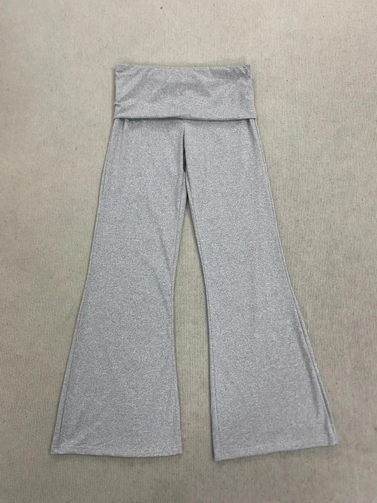 Damen Y2K Hose mit hochgekrempelter Taille, ausgestellter Beinform, in Pink und Schwarz, Farbblock-Design, hohe Taille, schmal geschnitten, Stretch, Streetwear, Bootcut-Hose – Detail 9