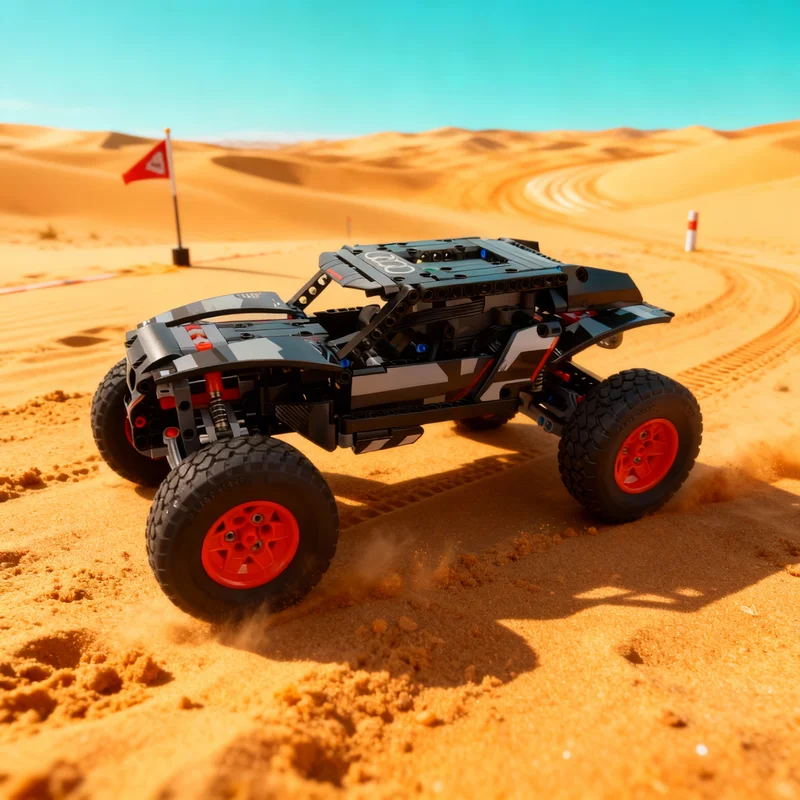 478pcs MOC Big Wheels BAJA Trophy Truck Technical Model Toy Building Festival Gifts Blocks Construction Creative DIY Idea