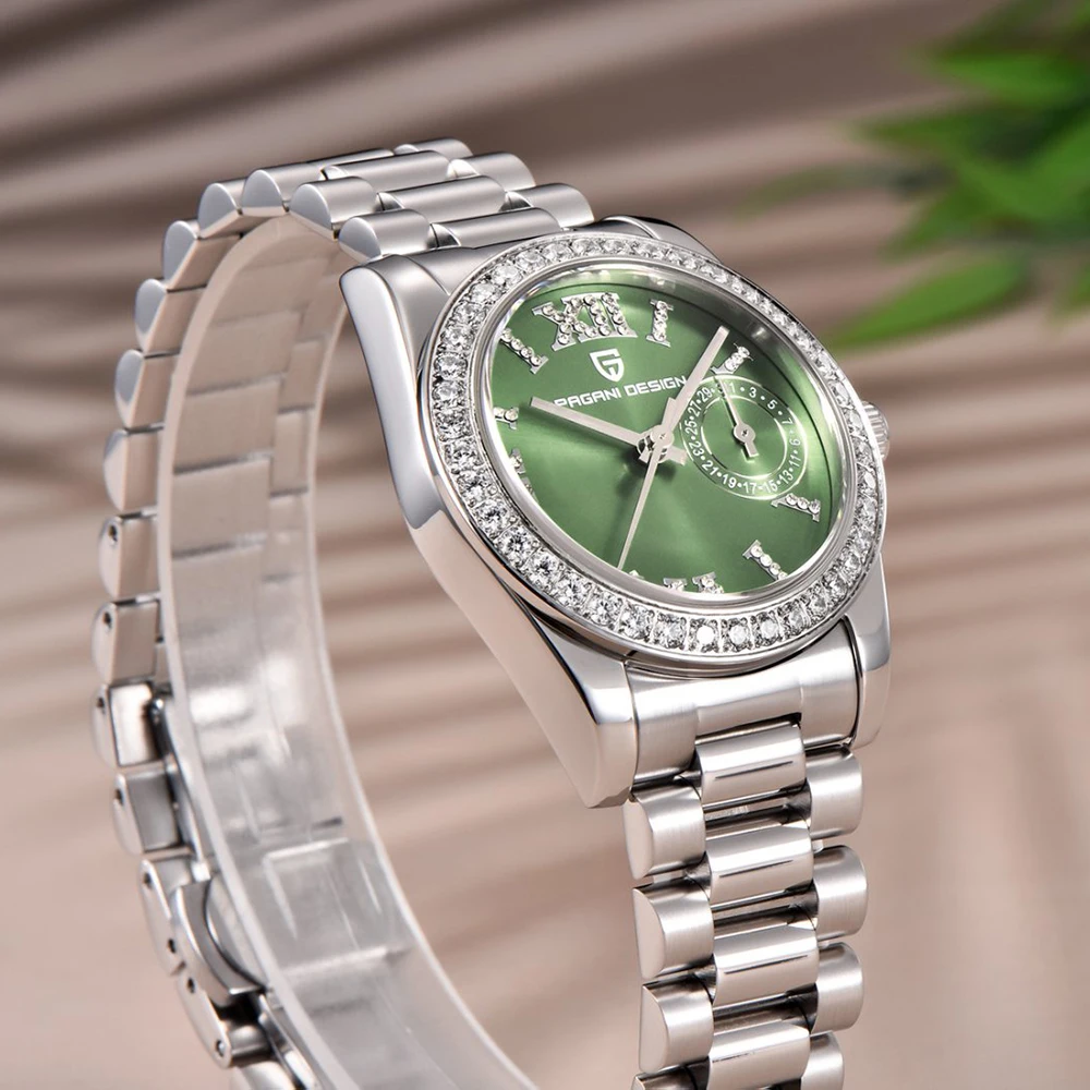 PAGANI DESIGN Luxury Elegant Watch for Women Waterproof Luminous Date Ladies Watch Stainless Steel Quartz Women Watch Girl Reloj