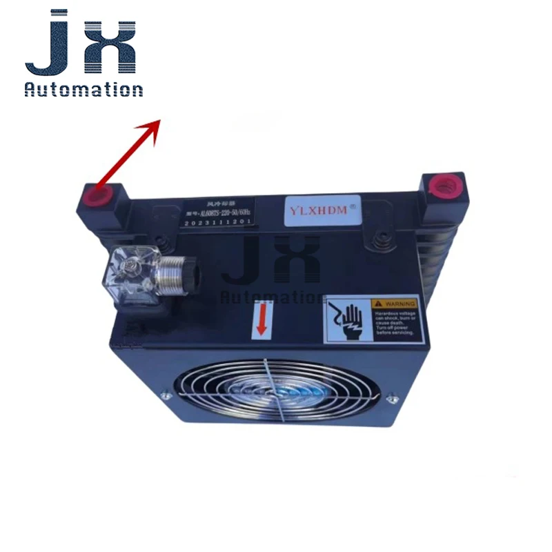 Radiatore raffreddato ad aria olio idraulico 12V/24V/220V/380V AL608 AL609 AL608TS AL609TS per sistema idraulico CNC
