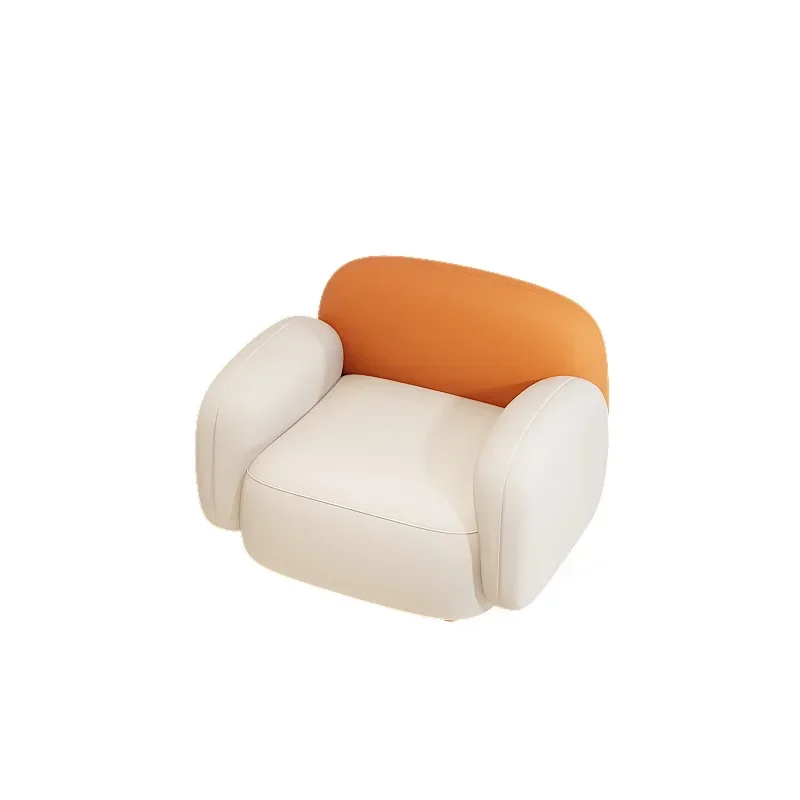 Sofás elegantes de lujo para sala de estar, sofás seccionales, color naranja, Kawaii, bonito, color blanco, Divani Da Soggiorno