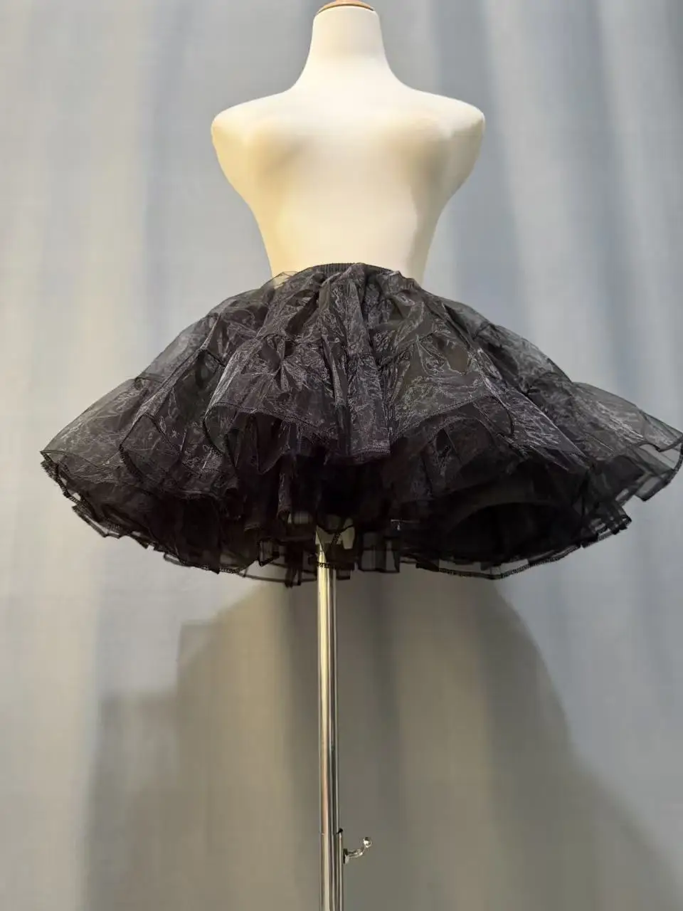 Lolita Skirt Support Violent Lolita Boneless Skirt Support Glass Yarn/organza Wedding Dress Petticoat Can Be Worn Outside image 6