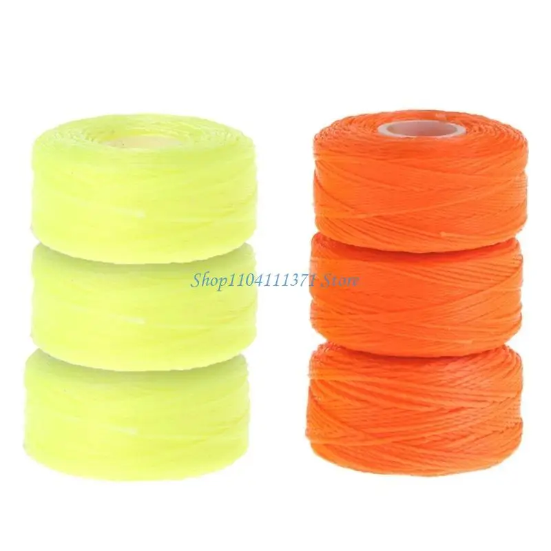 P9FC 3 Rolls Cotton Knot Stop Line Rock Fishing Tackle Cotton Knot Line Easy to Use