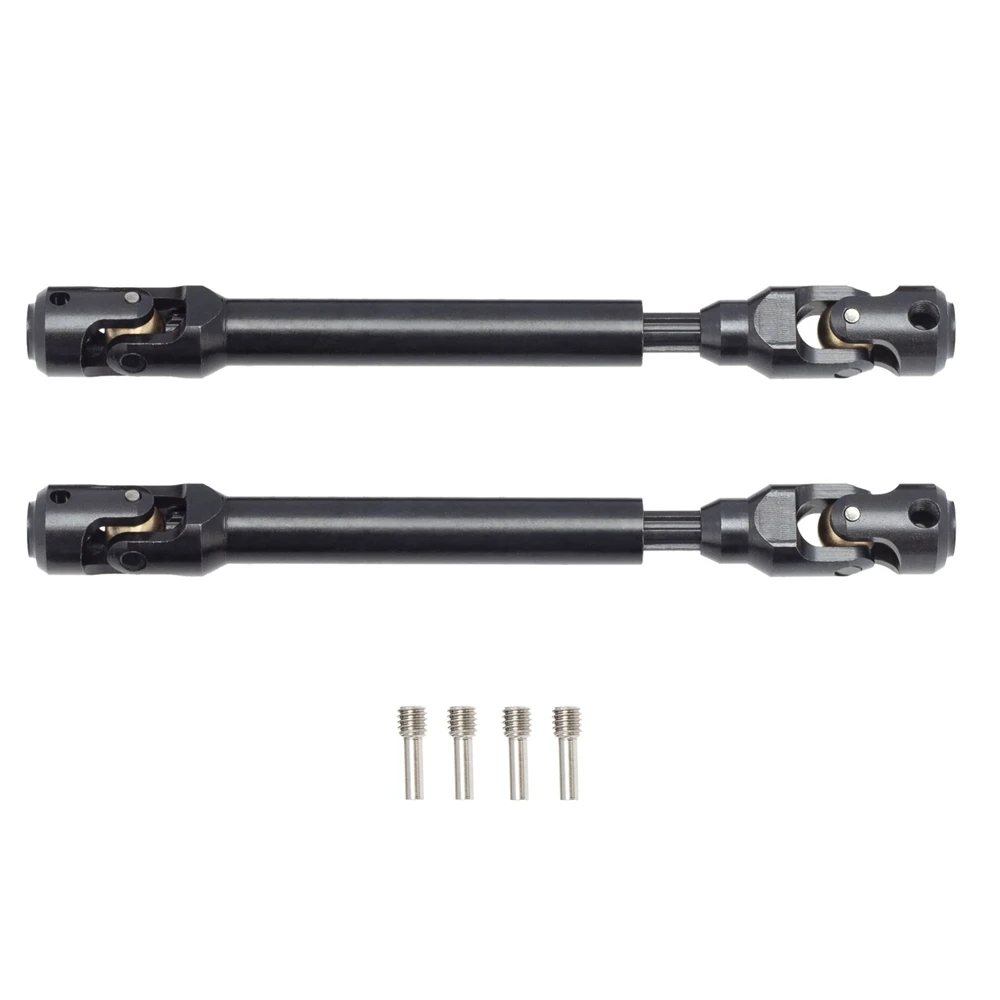 【STOCK】2Pcs 112-163mm Drive Shaft CVD Universal Joint for SCX10 SCX10 II TRX4 1/10 RC Crawler Car Upgrade Parts