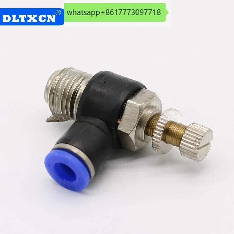 

GRLA-1/8-QS-6-RS-B 162965 GRLA-1/8-QS-8-RS-B 162966 GRLA-1/8-QS-8-B FSQD Satu Arah Katup Kontrol Aliran GRLA series