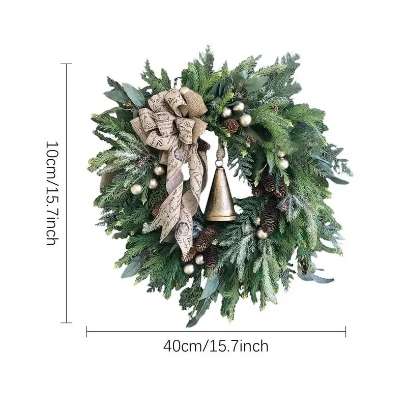 Outdoor Christmas Wreath Beautiful Door Wreath Christmas Winter Front Door Wreath Decorative Ornaments Christmas Tree Ornaments