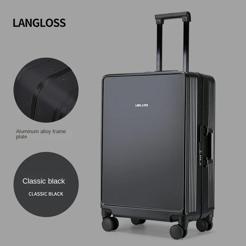 New 20/24/Inch Universal Wheel Luggage Large Capacity Square Suitcase Luggage Storage with Wheels Organizing Box