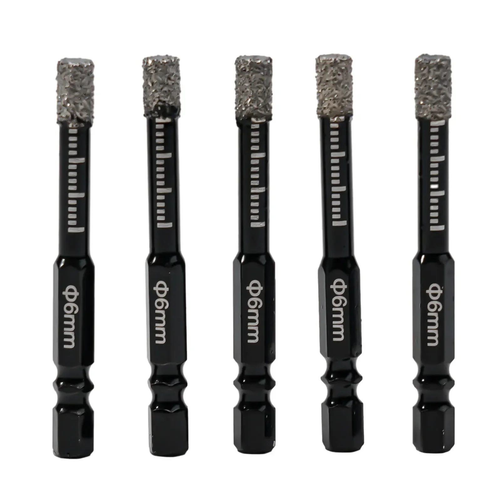 Brocas de Diamante Soldadas a Vácuo Peças Cortador de Serra Alça Sextavada para Mármore Granito Telha Vitrificada Abridor de Buraco de Vidro mm mm