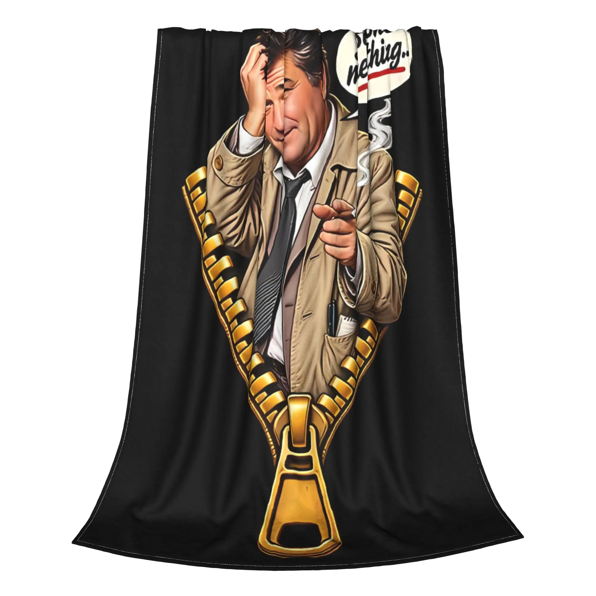 1PC Unzip Your Inner Columbo Home Room Decorations Winter Blankets For Adults Bedding Home Interior Sofa Knee