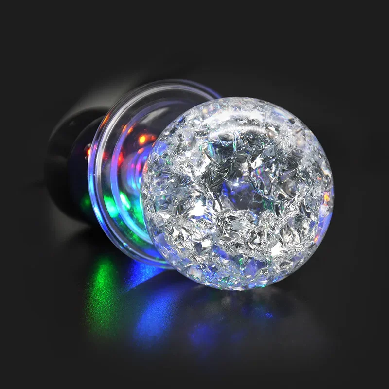 YXY 3/4/5/6/8cm Crystal Ice Cracking Ball for Rocky Mountain Fountain Crack Flowing Water Bonsai Glass Ball for Home Decor