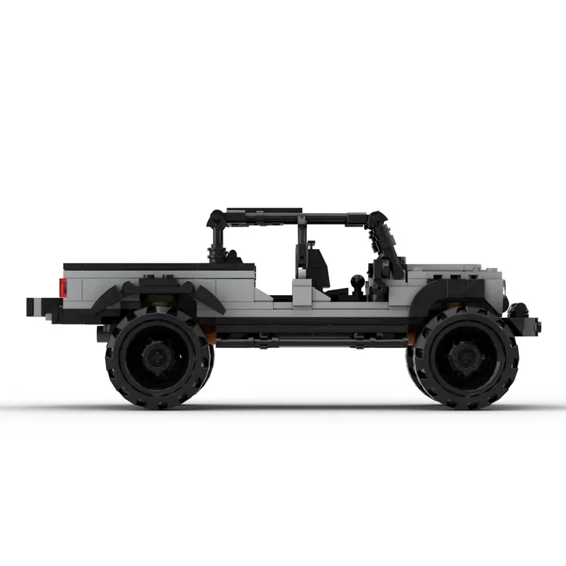 Gladiador jeep veículo off-road esporte carro moc bloco de construção tijolo modelo variedade exposição coleção brinquedo presente para meninos crianças