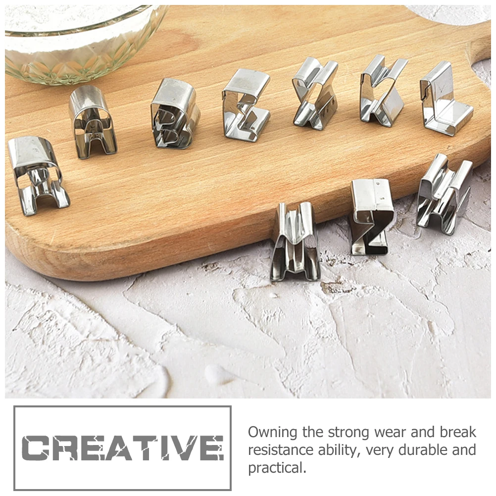 

36pcs Stainless Steel Biscuit Mold Heat resistant Cutter Reusable Cookie Baking Accessory Fruitcake Gingerbread