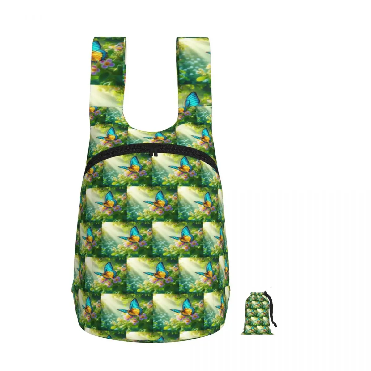 Nature And Imagination In Watercolor Magic Backpack Storage BookBag Children School Bag Laptop Shoulder Bags for Men Women