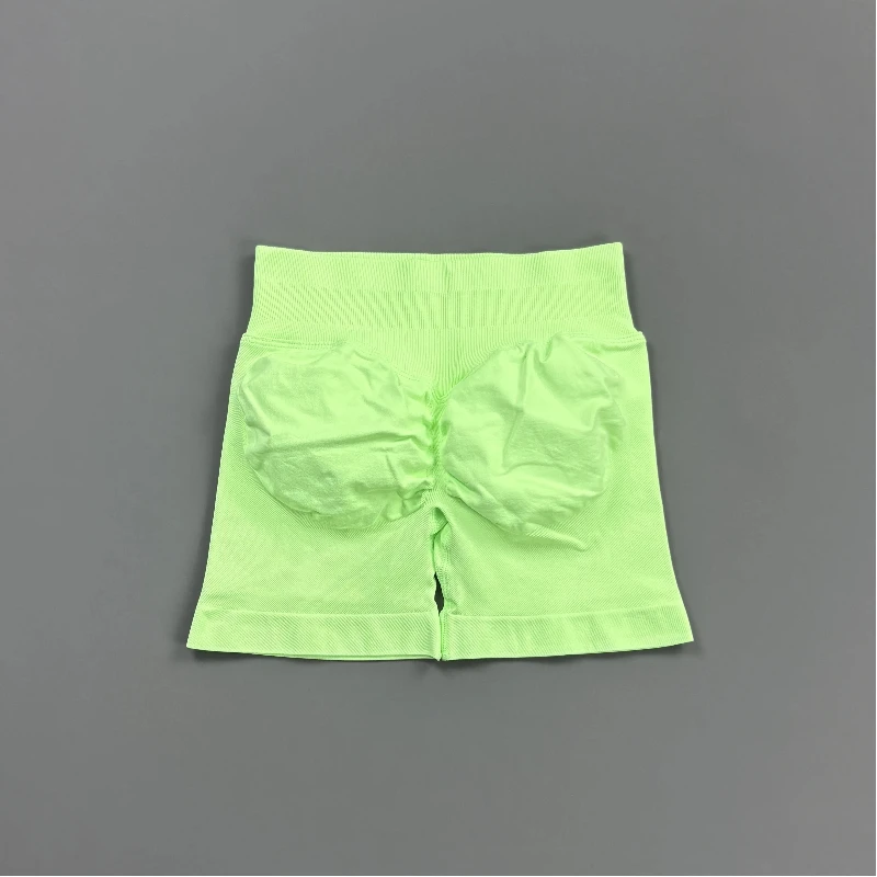 HISTELLO Impact Shorts Damen Gym-Sportleggings Nahtlose Yoga-Kurzhosen Scrunch Butt Pilates Lauf- und Biker-Workout-Shorts – Detail 21