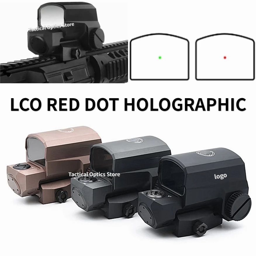 

Tactical LCO Red Dot Holographic Reflex Sight Fit All 20mm Rail Mount Outdoor Hunting Scope Rifle Collimator Sights