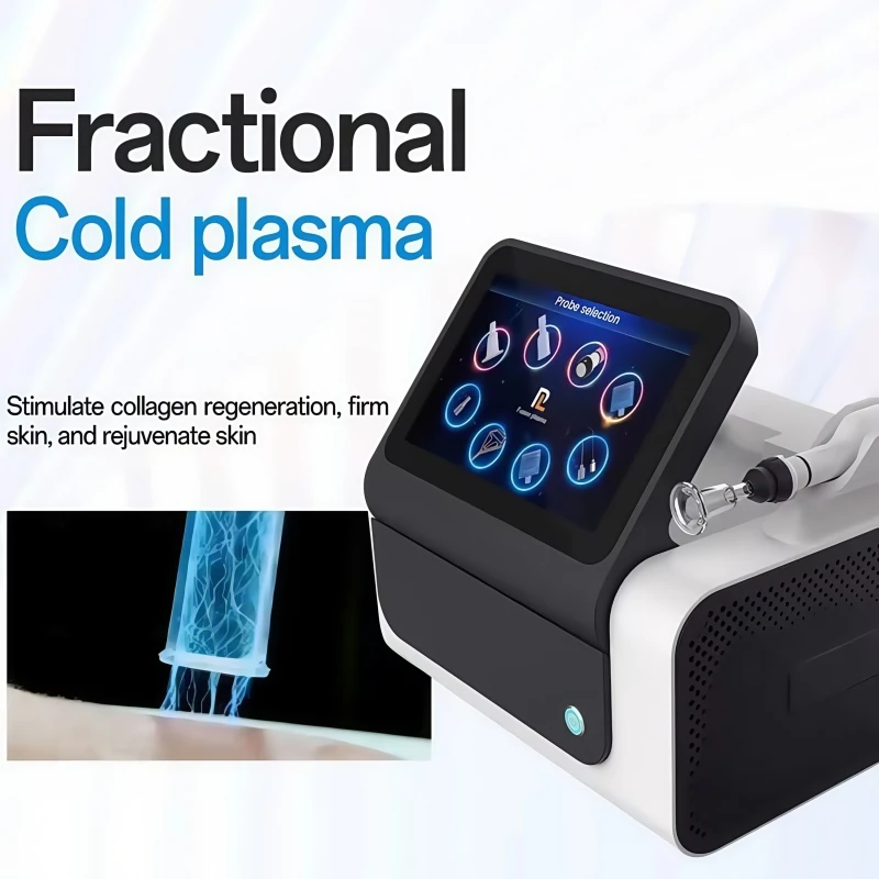 Newest 8 in 1Fusion Plasma scalp diamond stamp jet plasma Professional Laser Fibroblast Ozone Wart Spray Pen Removal Salon