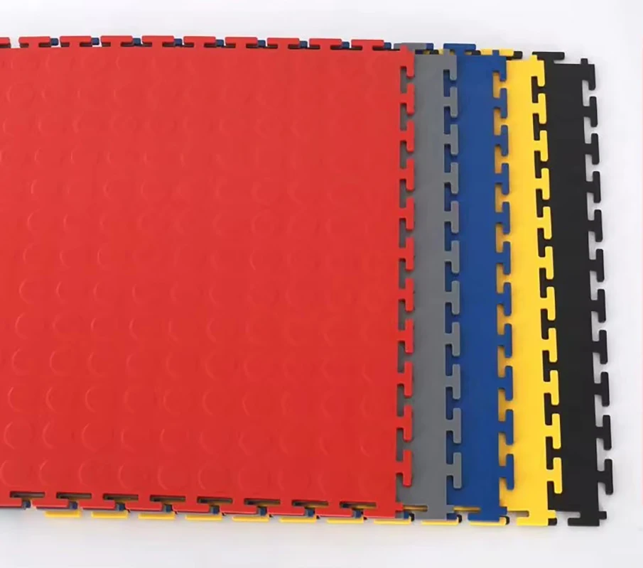 

Industrial Heavy Duty Vinyl Plastic Interlock Workshop Flooring Interlocking Pvc Garage Floor Tiles