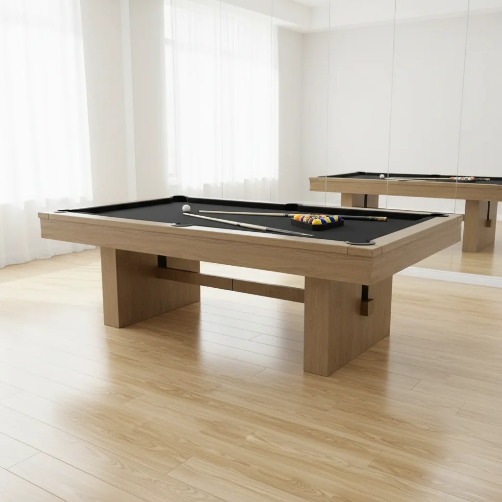 

Hot Selling 9FT 9-Ball Professional Club Billiard Tables Solid Wood Leg Factory's Diamond Pool Table with Natural Slatepromote s