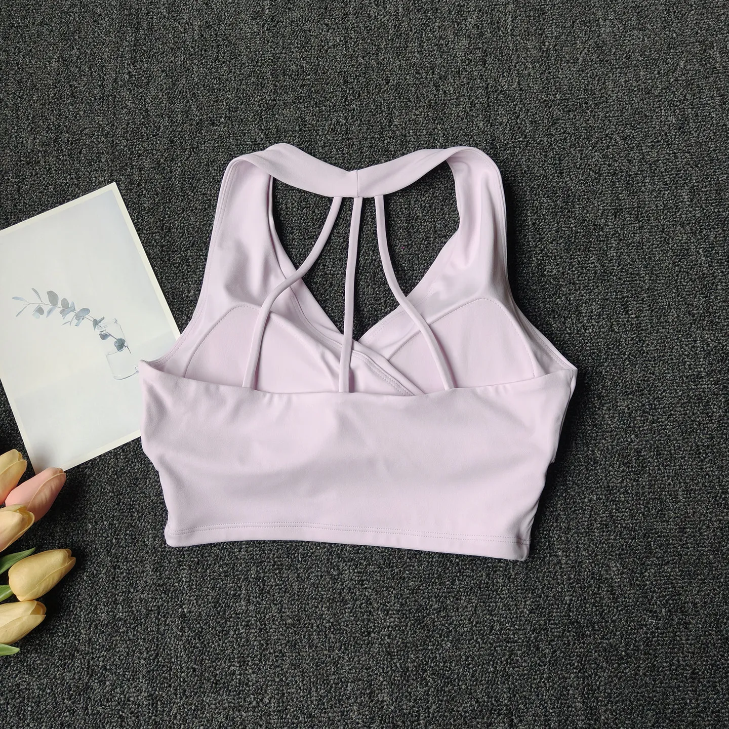 2026 All-in-One Sport-BH Stoßfest Pilates Trainings-BH Yoga Fitness Lauf-Oberteil Sexy Schöner Rücken Fitness Yoga Weste Top – Detail 8