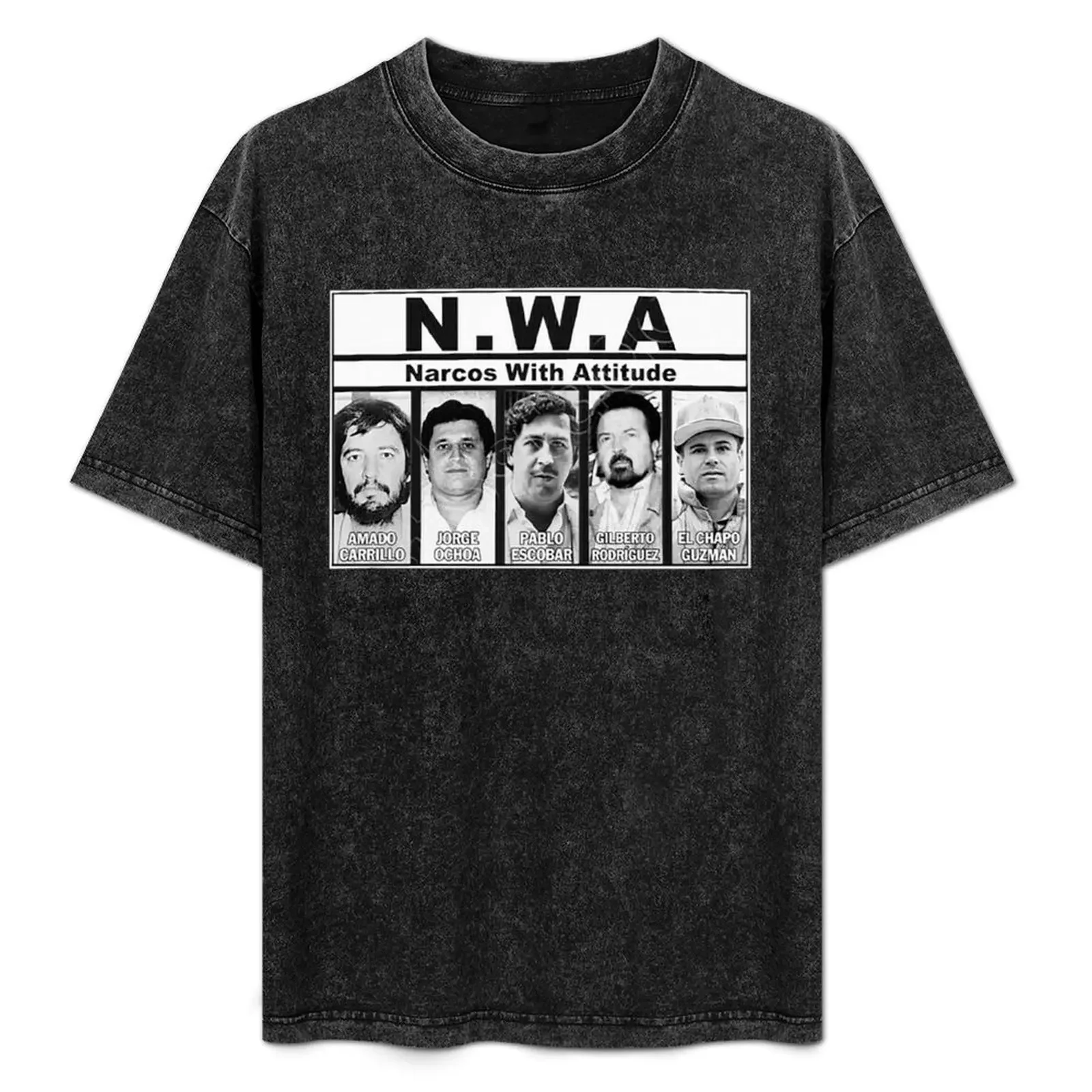 NWA - Narcos With Attitude T-Shirt Blouse graphic tee shirt basketball graphic tees customizeds heavyweight t shirts for men