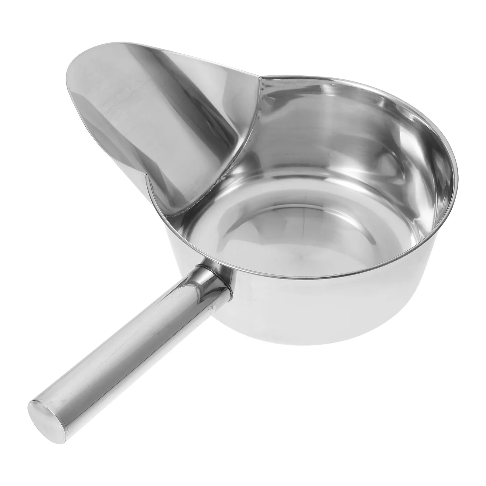 Professional Stainless Steel Duckbill Scoop for Food Packing Serving Ice Candy Nuts Beans Flour Home Use