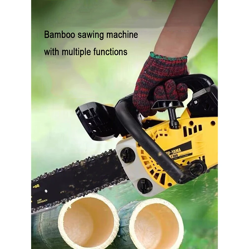 Saw Pruning And Logging Saw Double Row Easy To Start High-Power Light Handheld Chainsaw Household Light Gasoline