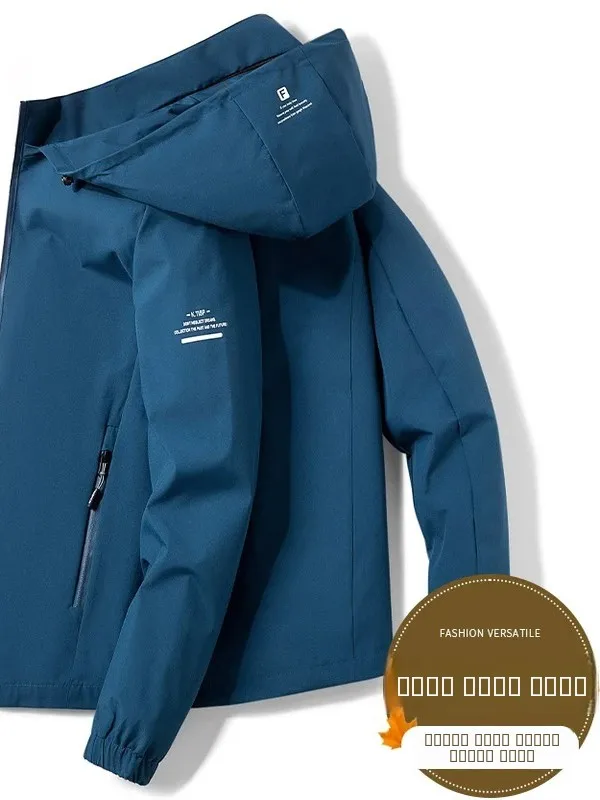 

Men's Slim Fit Casual Jaet Autumn Winter Busin Sle Youthful Hat-On-Off Design Faionable Outerwear Comfortable Polyes...