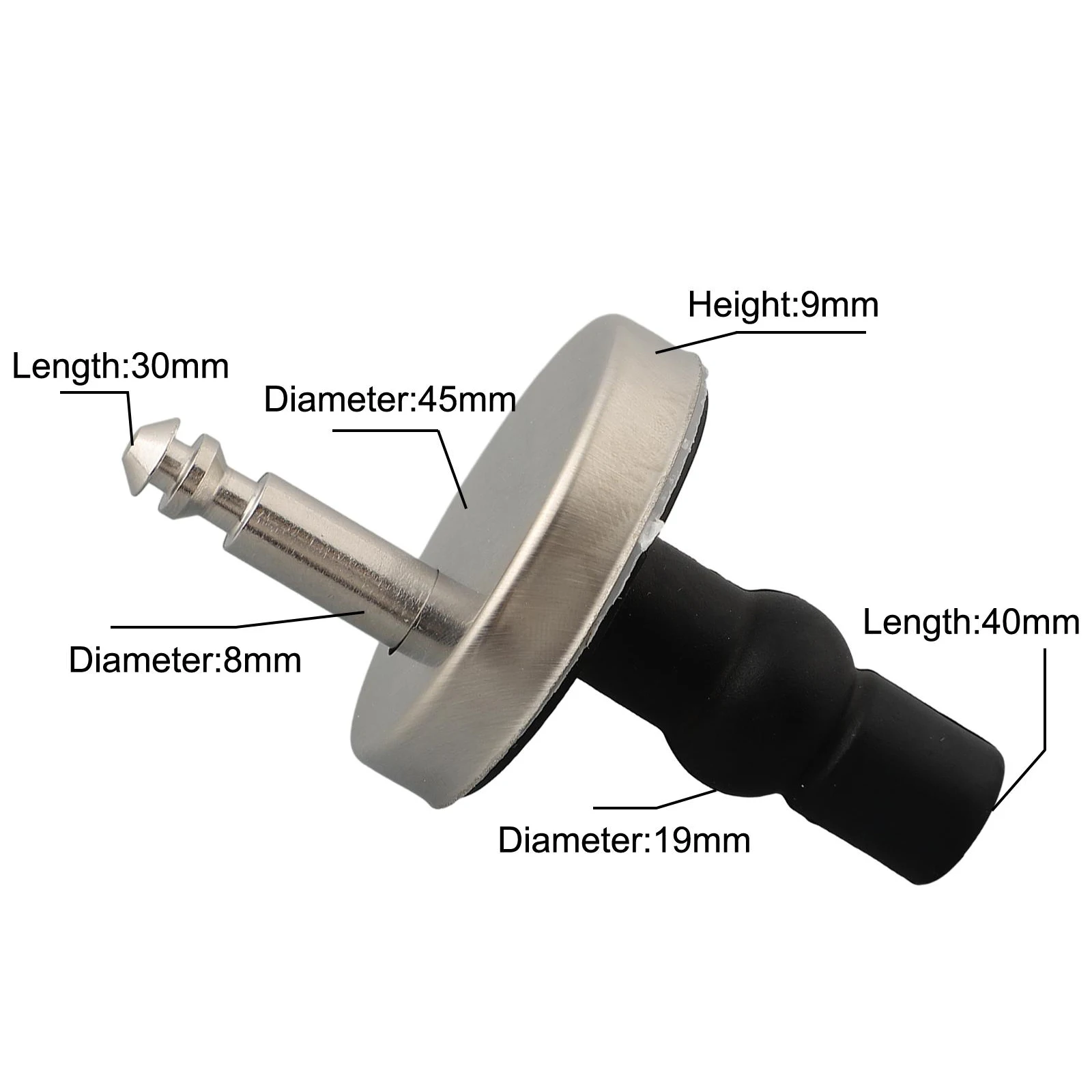 2 Stück WC-Sitz-Scharniere, oben geschlossen, weich, frei lösbar, schnelle Montage, robustes Scharnier, Toiletten-Sitz-Top-Fix-Scharnier-Packung, Badezimmer-Zubehör