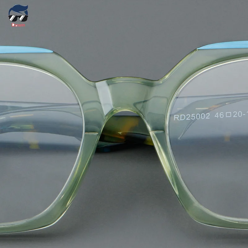 Óculos Retro Square Frame para Homens e Mulheres, Miopia, Presbiopia, Óptico, Popular, Personalidade, Moda, 25002